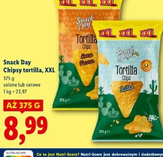 Snack Day Chipsy tortilla, XXL