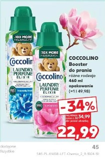 Coccolino Booster do prania różne rodzaje 460 ml opakowanie