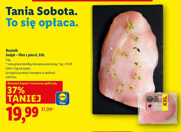 Rzeźnik Indyk filet z piersi XXL