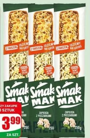 Zapiekanka z pieczarkami SmakMak