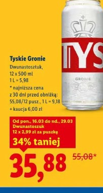 Tyskie Gronie Dwunastopak