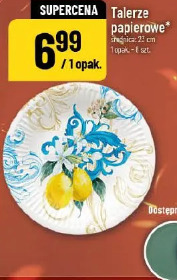 Talerze papierowe