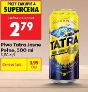 Piwo Tatra Jasne Pełne