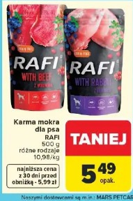 Rafi karma mokra dla psa