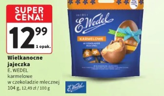 Wielkanocne jajeczka E. WEDEL karmelowe w czekoladzie mlecznej