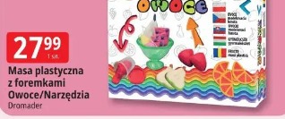 Masa plastyczna z foremkami Owoce/Narzędzia Dromader