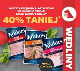 Wszystkie wędliny plastrowane od Szwagra Krakus