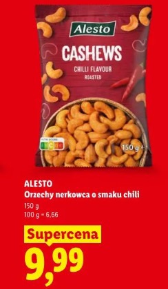 Alesto Orzechy nerkowca o smaku chili