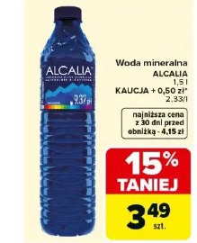Woda mineralna Alcalia