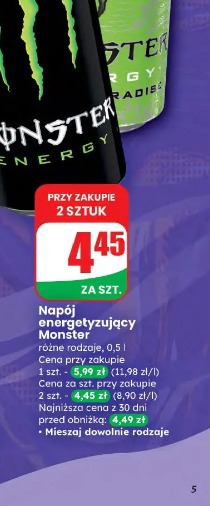 Napój energetyzujący Monster