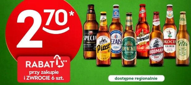 Piwo Specjal, Piast, Królewskie, Zajazd, Brackie, Okocim, Bosman, Plus
