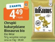 Chrupki kukurydziane Biosaurus bio Eko Wital