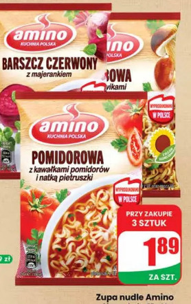 Zupa nudle Amino