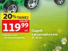 Ciągnik z przyczepką Lena