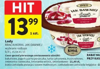 Lody Bracia Koral Jak Dawniej
