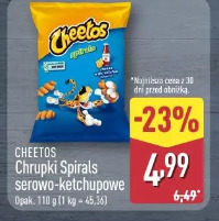 Cheetos Chrupki Spirals serowo-ketchupowe