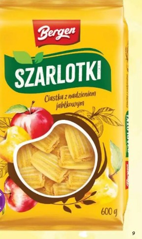 Ciastka z nadzieniem jabłkowym Bergen Szarlotki