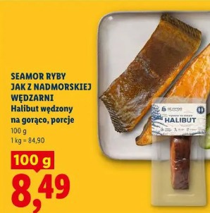 Seamor Ryby jak z nadmorskiej wędzarni Halibut wędzony na gorąco, porcje