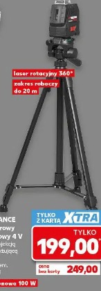 Parkside Performance Akumulatorowy laser krzyżowy 4 V