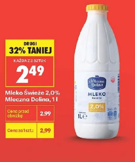 Mleko świeże 2,0% Mleczna Dolina