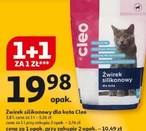 Żwirek silikonowy dla kota Cleo