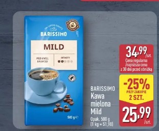 Barissimo Kawa mielona Mild
