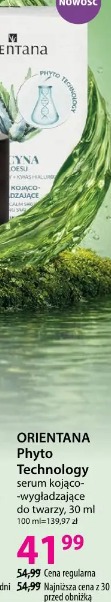 Orientana Phyto Technology serum kojąco-wygładzające do twarzy