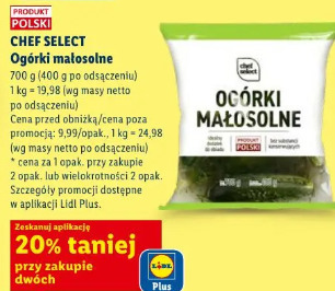 Chef Select Ogórki małosolne