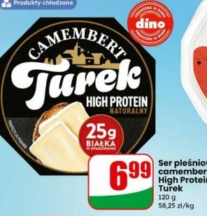 Ser pleśniowy camembert High Protein Turek