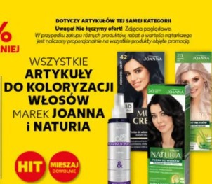 Wszystkie artykuły do koloryzacji włosów marek Joanna i Naturia