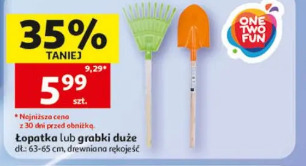 Łopatka lub grabki duże One Two Fun