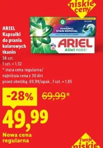 Ariel Kapsułki do prania kolorowych tkanin XL