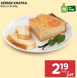 Sernik kratka Bizon