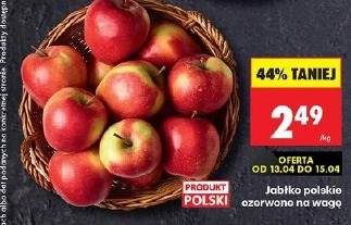 Jabłko polskie czerwone