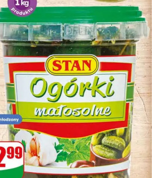 Ogórki małosolne Stan