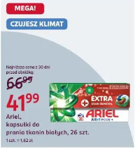 Ariel kapsułki do prania tkanin białych