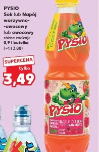 Pysio Sok lub Napój warzywno-owocowy lub owocowy różne rodzaje