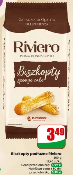 Biszkopty podłużne Riviero