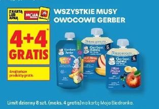 Wszystkie musy owocowe Gerber