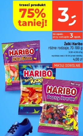 Żelki Haribo różne rodzaje