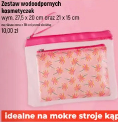 Zestaw wodoodpornych kosmetyczek