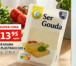 Ser Gouda w plastrach 500 g
