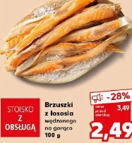 Brzuszki z lososia wedzonego na goraco