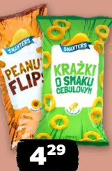 Chrupki SNAKTERS o smaku orzeszków ziemnych cebulowe