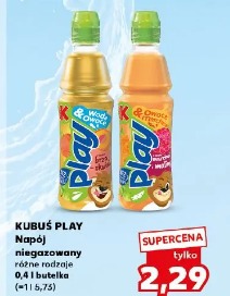 Kubuś Play Napój niegazowany różne rodzaje