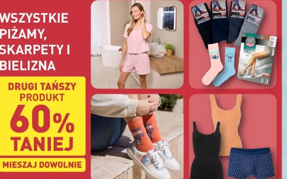 Wszystkie piżamy, skarpety i bielizna