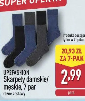 Up2fashion Skarpety damskie/męskie, 7 par