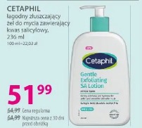 Cetaphil łagodny złuszczający żel do mycia zawierający kwas salicylowy