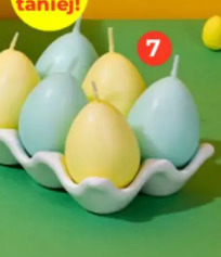 Świeca w kształcie jajka