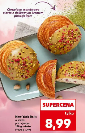 New York Rolls o smaku pistacjowym